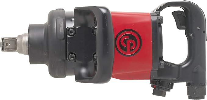Chicago Pneumatic CP7782 Air Impact Wrench, 1 Inch, D-Handle, Pinless Rocking Dog, Max Torque Output 1920 ft. lbf/2600 Nm 5200 RPM