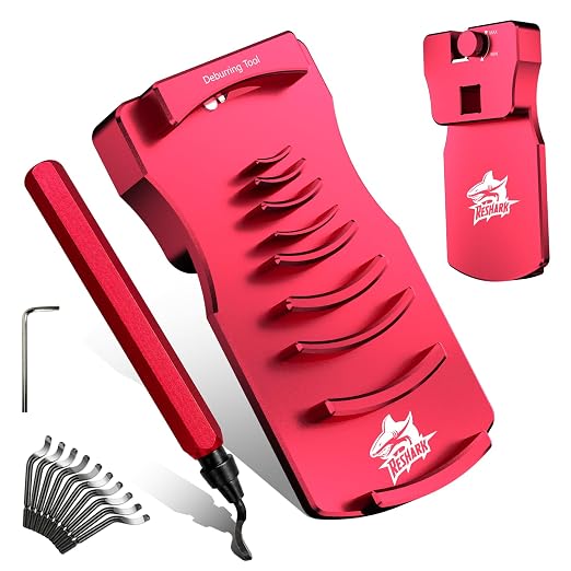9-in-1 Inner-Outer PVC Pipe Deburring Tool Kit, Adjustable Chamfers PVC Chamfer Tool for 9 Sizes: 0.5 Inch to 4 Inch Plastic Pipes, Professional Effective PVC Pipe Reamer for SCH40 PVC, CPVC Pipes