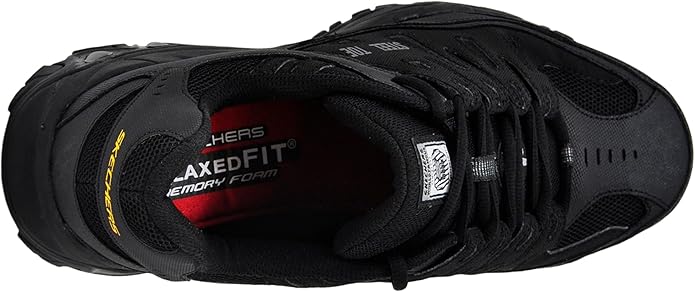 Skechers Men's Cankton Steel Toe Construction Shoe - Electrical Hazard Rated, Memory Foam