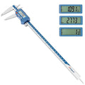 Dasqua 12" IP54 Digital Caliper, Stainless Steel Water-Resistant Precision Measuring Tool with Large LCD, Inch/Metric/Fraction Switch, Resolution 0.0005"/0.01mm/1/128, Accuracy ±0.001"/0.02mm