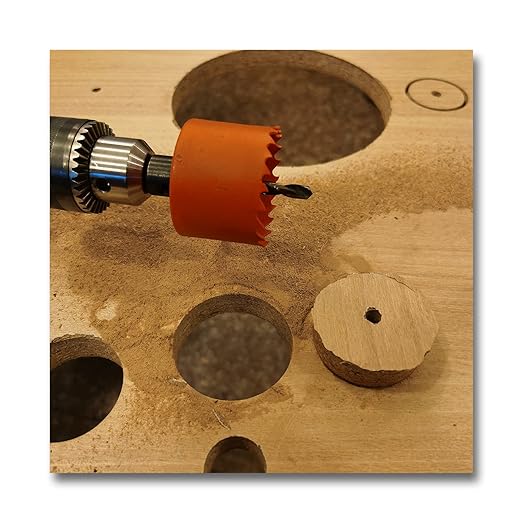 3 inch Hole Saw with Arbor for Metal Wood Plastic, 76mm Bi-Metal Hole Cutter for Different Project with Smooth and Flat Drilling Edge, Fast Chip Removal