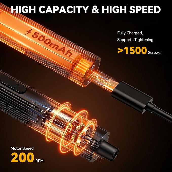 KELIN 156 in 1 Electric Screwdriver, Precision Power Screwdriver Set, 5 Torque Levels＆140 S2 Steel Magnetic Bits, Gifts for Men, Magnetic Repair Tool Kit for iPhone, PC, Laptop, PS4 PS5, Xbox, Watch