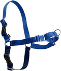 PetSafe Easy Walk Harness, No Pull Dog Harness, Royal Blue, Medium | Patented Martingale Loop Gives Gradual Shoulder Pressure to Stop Pulling, Front-Chest Leash Clip Prevents Gagging