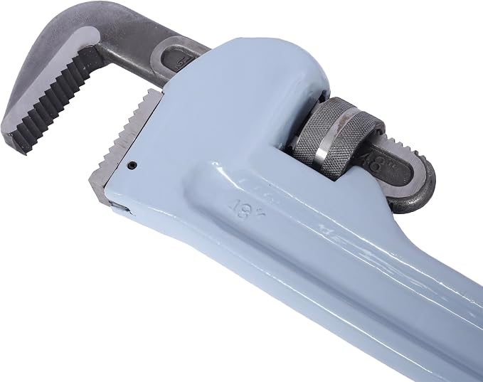 Pipe Wrench 48 Inch, Rigid Pipe Wrench Sets Aluminum adjustable, Professional Heavy Duty Hangable Design for Plumbing, Home, Vehicle Repair (48'' Pipe Wrench)