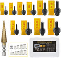 Rivet Nut Tool Hand Nuts Riveter Rivnut Tool Metric and SAE with Step Drill Accessory for Stainless Steel Nuts M3 M4 M5 M6 M8 M10 10-24 1/4-20 5/16-18 3/8-16 (Stainless_Steel)