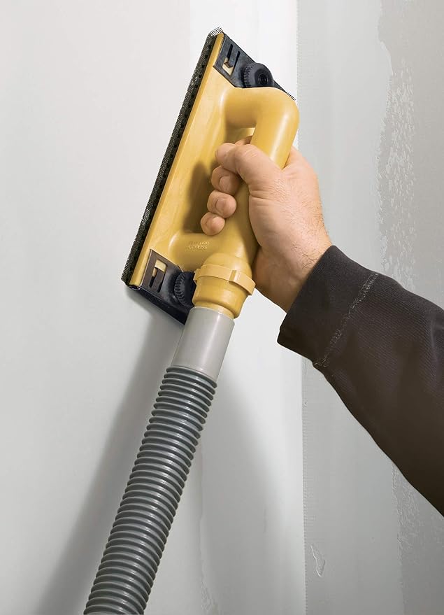Hyde Tools 09165 Dust-Free Drywall Vacuum Hand Sander with 6-Foot Hose,(Pack of 4)