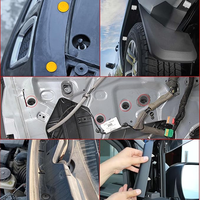 GOOACC 1001PCS Universal Car Clips Mixed Auto Bumper Fender Trim Door Panel Shield Engine Cover Retainer Rivet Push Clips with fastener remover for GM Ford Chrysler Toyota Lexus Honda Acura Dodge Jeep