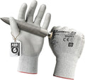 Schwer Safety Work Gloves with Certified Level 6 Abrasion Resistance, ANSI A2 Cut Resistant Gardening & Fishing Gloves with Grip, General Working Gloves for Construction, Mechanic, LT5636, L