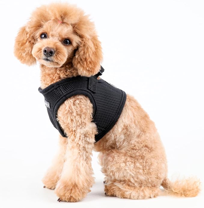 PUPPIA International PUAH305BK3L Soft Vest Harness, 3X-Large