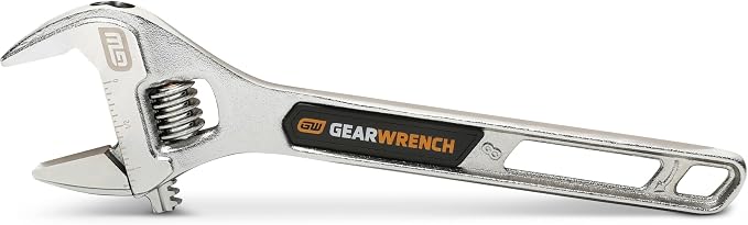 GEARWRENCH 8" Chrome Adjustable Wrench | 89752