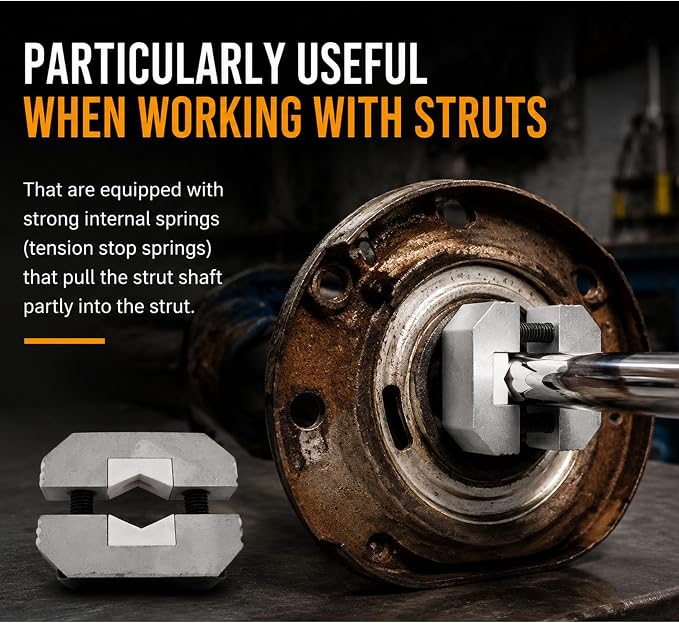 Strut Insert Piston Clamp with 60mm Bolts, MacPherson Repair Tool