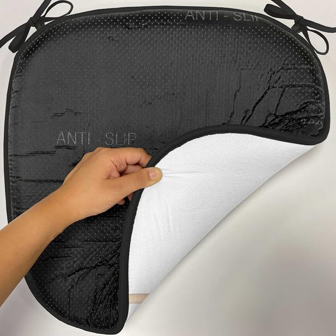 Lunarable Pinwheel Chair Cushion Pad, Pinwheel Paper Power Wood Cheering Color Pin Freedom Happiness Family Time, Seat Padding for Kitchen & Patio with Anti-Slip Backing, 16"x16", White Coral Rose