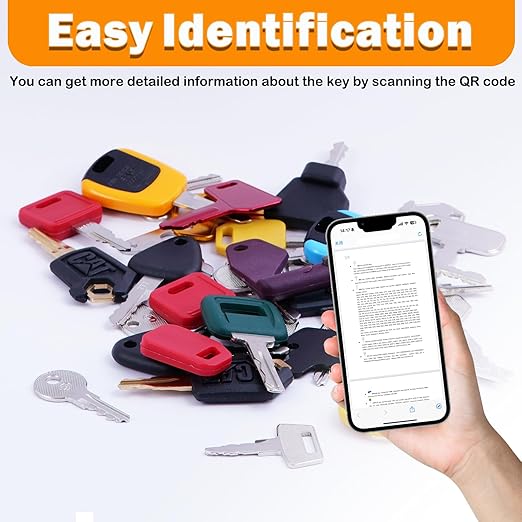 85 Heavy Equipment Master Keys Set, Construction Machinery Ignition Keys for Caterpillar CAT John Deere Takeuchi JCB Komatsu Kubota Hyster Volvo Yanmar Daewoo Excavator Dumper Dozer