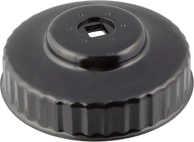 Steelman 93mm x 36 Flute Oil Filter Cap Wrench, 3/8-inch Drive, Low-Profile Design for Confined Space