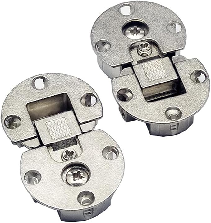 WANLIAN(2 Pieces)-90 Degree Page Turning axis Adjustable Cabinet Door Concealed Hinge Special Table Drop Down Hinge Flush Hinge