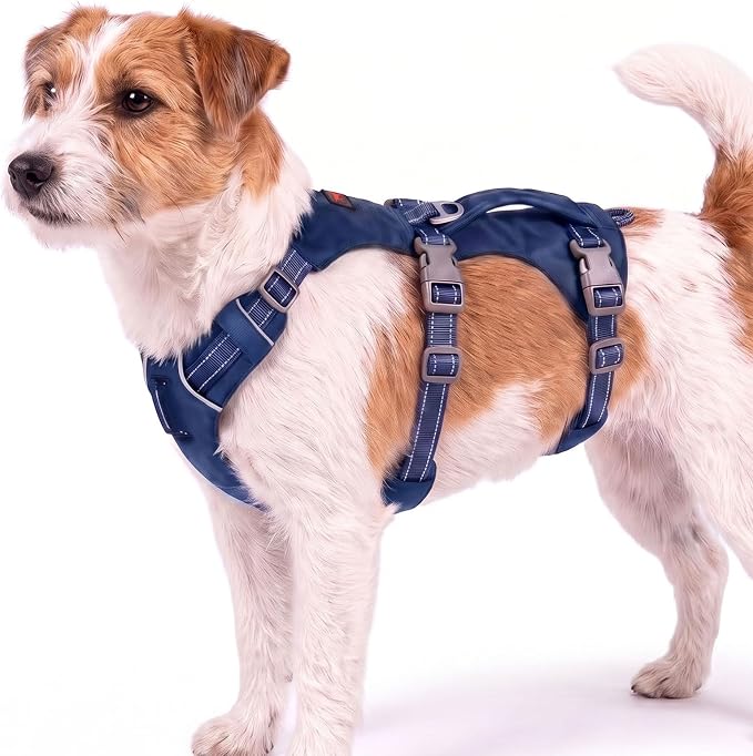 Tuff Pupper Escape Proof Dog Harness for Extra Small Dogs | No Pull Lightweight Adjustable Harness | No Escape Multifunctional Outdoor Pet Gear | Strong Durable Breathable | Secure Comfortable Fit
