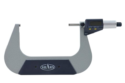 Shars 5-6"/125-150mm Solid Metal Frame Electronic Outside Micrometer 303-2469 P]