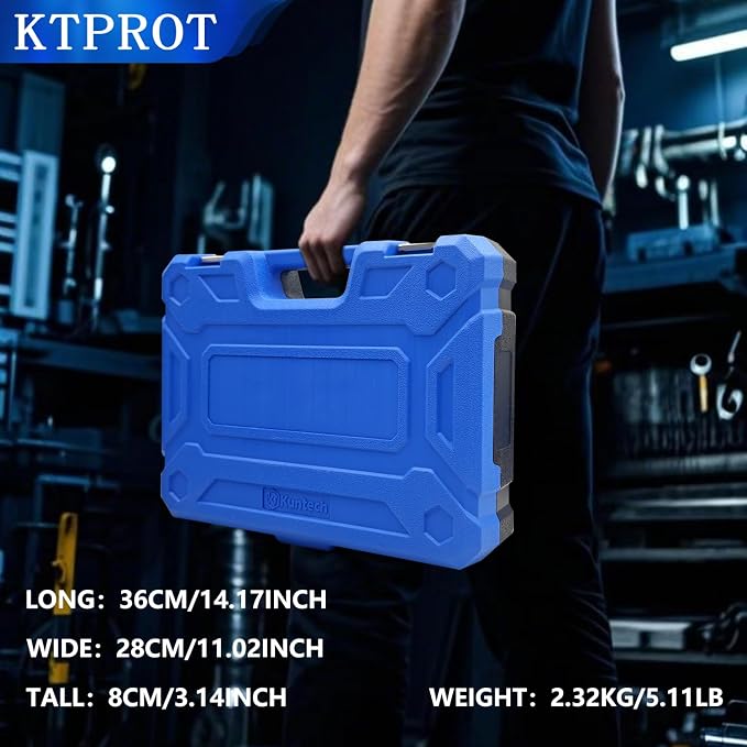 Adjustable Digital Torque Wrench, Hvac Torque Wrench 2.2-44.2Ft-lbs/3-60Nm | With 38 mm Adjustable Jaw, 3/8 Drive Ratchet, ±1% Accuracy, Color TFT Screen, Vibration, Buzzer and LED Indicator