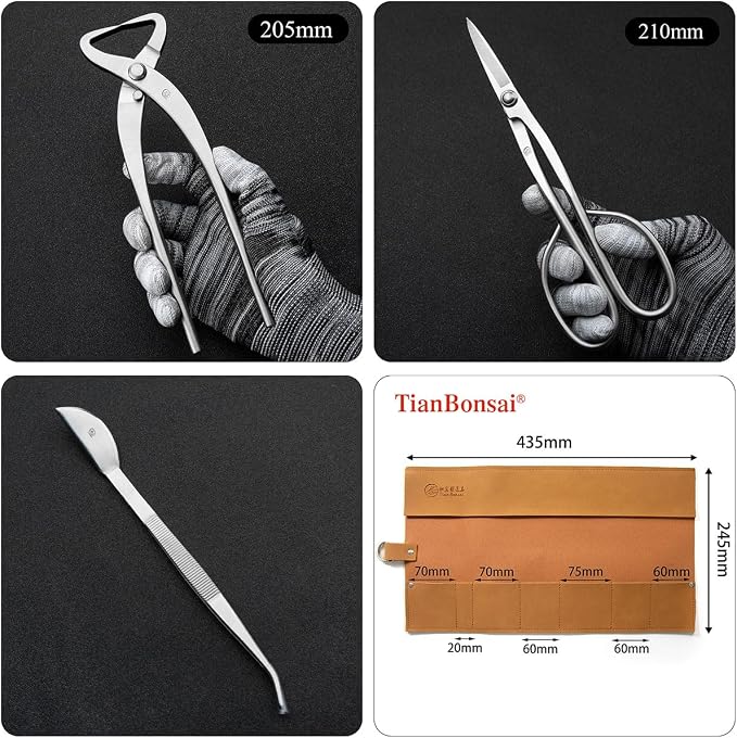 Standard Grade 7-pcs Bonsai Tool Kit