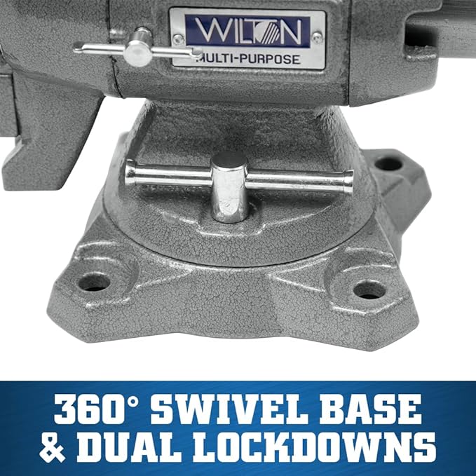 Wilton Multi-Purpose Bench Vise, 4-1/2" Width, 4-1/4" Max Jaw Opening, 2-1/4" Throat (Model 450P)