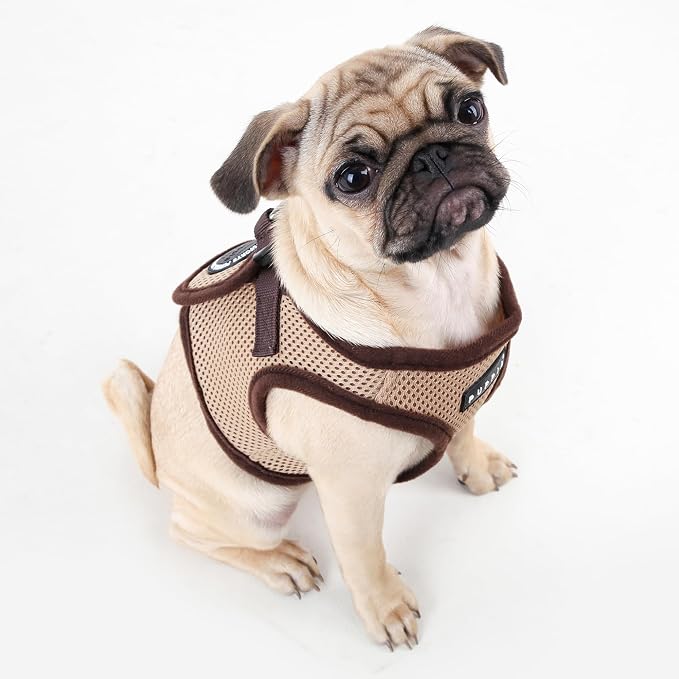 PUPPIA International Harness Soft B Vest, X-Large, Beige