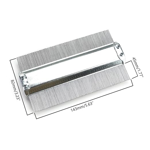 High-Performance Metal Gauge Profile Measuring Tool Carpet Laying Cutting Tiles Carpentry Woodwork Metalwork- Shape Template Shape Tracing Duplicator Irregular Welding- Woodworking Tracing
