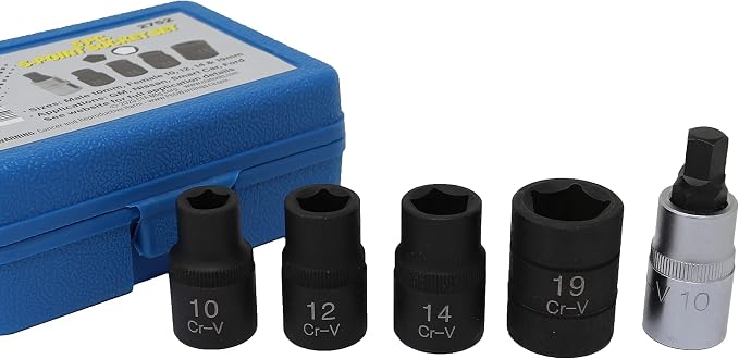 CTA Tools 2752 5 Pc. 5-Point Socket Set