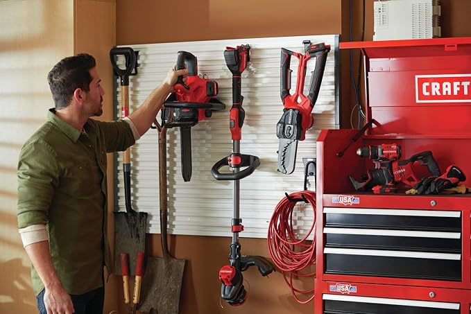 CRAFTSMAN V20 Cordless Chainsaw, 12-Inch Electric Chainsaw, Battery Powered, Battery and Charger Included (CMCCS620M1)