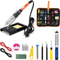 Soldering Iron Kit, 60W Upgraded Soldering Kits Adjustable Temperature Welding Tool Solder Irons Pen with On/Off Switch Use for Electrical Repairs