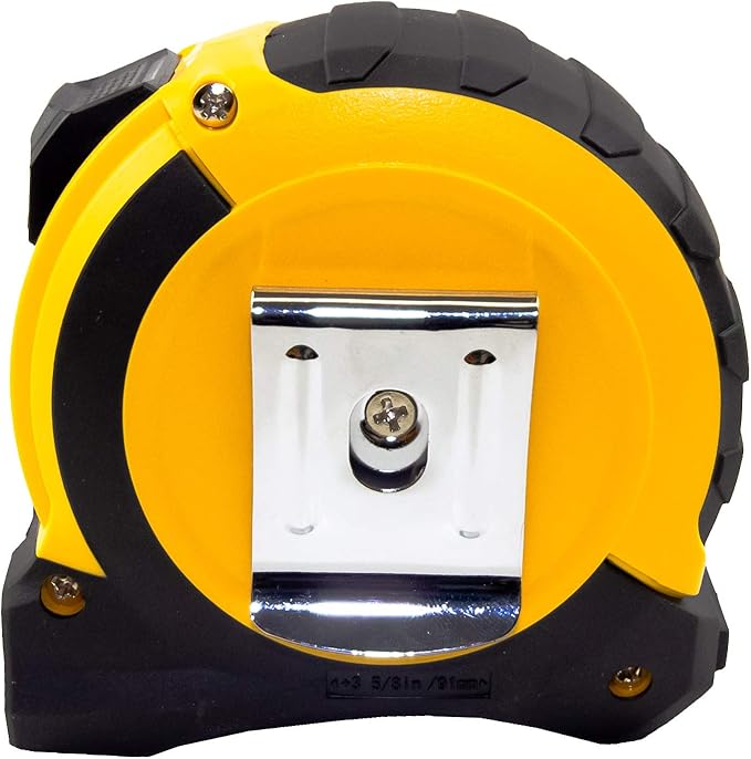 Komelon 30' x 1.06" Powerblade II Tape Measure, ABS Case, Yellow/Black, 52430