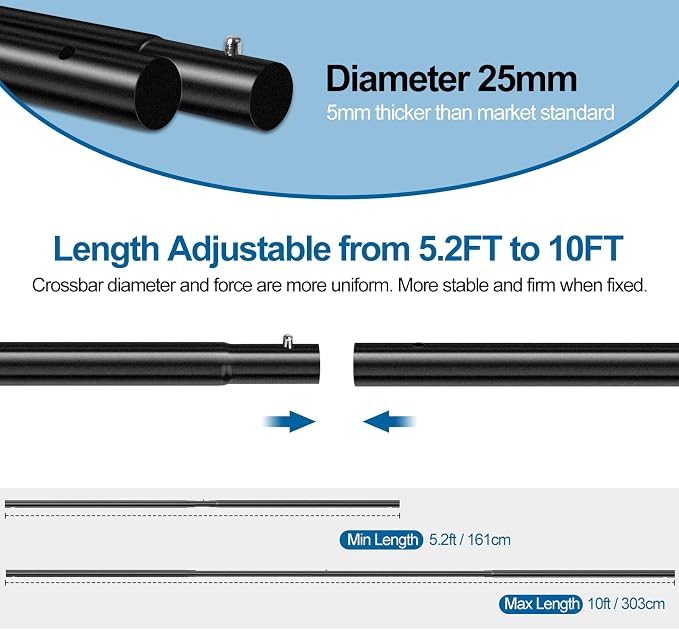 FUDESY Backdrop Stand Kit, 7x10ft Adjustable Photography Background Stand
