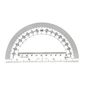 hand2mind Clear, Plastic, Student Math Protractor Set for Classroom (Pack of 100)