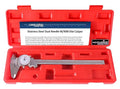 Accusize Industrial Tools 8''/200 mm by 0.001''/0.02 mm Dual Needle Precision Dial Caliper Stainless Steel in Fitted Case, Imperial/Metric, P920-S238