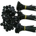 100PCS Snap-fit Nylon Fastening Clip for Car Repairs, Nylon Universal Cable Tie Buckle, Heavy Duty Self-Locking Zip Ties Holder Tools with Pin & Button Design, Fasteners Car Body