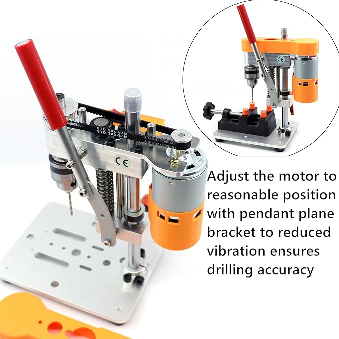 Precision Mini Drill Press Benchtop Driller Machine B10 Upgraded