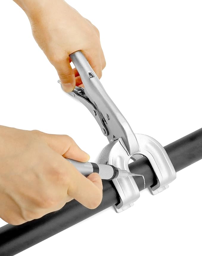 QWORK 9" Locking Pliers, 2 Pack Metal Welding Clamp, Quick-lock Release for Easy Removal