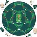 FIFA Mexico Ball-Wooden Puzzle for Adult, 200 Pieces Irregular Shape Puzzle, 5MM Thick, Creative Collectible Gift Fans, Officially Licensed Product, 10 * 10"