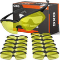 OXG 12 Pack Safety Glasses, ANSI Z87.1 Impact Resistant Anti-Scratch Safety Goggles for Men Women Youth