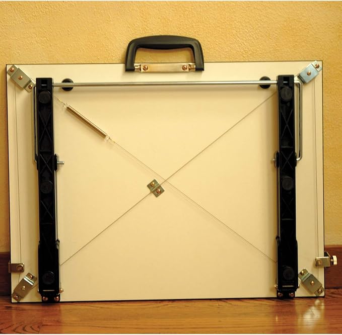 Martin Universal Design 18" x 24" Pro-Draft Deluxe Adjustable Angle Parallel Desk Top Drawing Board, White Melamine, 1 Each (U-PEB1824K)