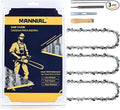 3 Pack 12 Inch Chainsaw Chain 3/8"LP .043" 45DL Fits Dewalt DCCS620 | Low Kickback,with Sharpening Kit,Replacement Chain DWO1DT612,fits DCCS620B,DCCS620P1,worx wg350,wg380,LCS1240,ego cs1201