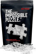 The Clearly Impossible Puzzle 100, 200, 500, 1000 Pieces Hard Puzzle for Adults Cool Difficult Clear Brain Teaser - Difficult Funny for Adults (200 Piece)