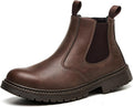 Unisex-Adults Steel Toe Chelsea Boots, Men's Industrial Construction Shoes, Waterproof, Lightweight, Comfortable, Non-slip Safety Boots
