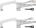 MAXPOWER Bench Clamp 14-inch, Inserta Pliers with M8 Bolts, Welding Table Locking Clamps, Pack of 2