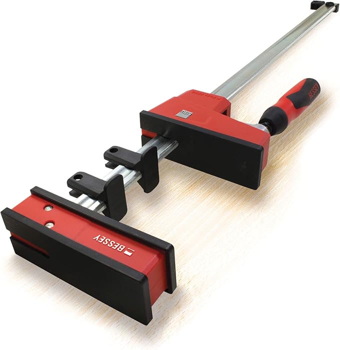 BESSEY KRE3540, 40 In., Parallel Clamp, K Body REVO Series - 1700 lbs Nominal Clamping Force , Spreader, and Woodworking Accessories - Clamps and Tools for Woodworking, Cabinetry, Case Work