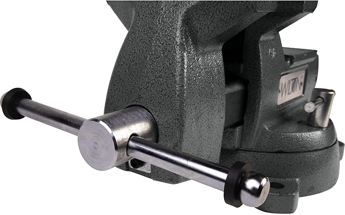 Wilton Mechanics Bench Vise, 6" Jaw Width, 5-3/4" Jaw Opening, 4-1/8" Throat (Model 746)