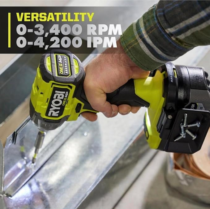 RYOBI ONEAND HP 18V BRUSHLESS Cordless 4-Mode Impact Driver Tool ONLY PBLID04B