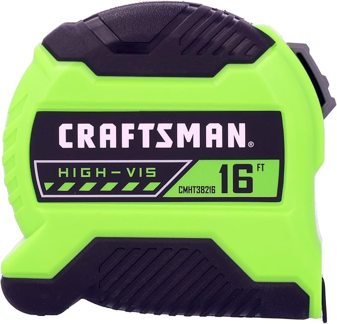 CRAFTSMAN High-Visibility Tape Measure 16 FT (CMHT38216S)