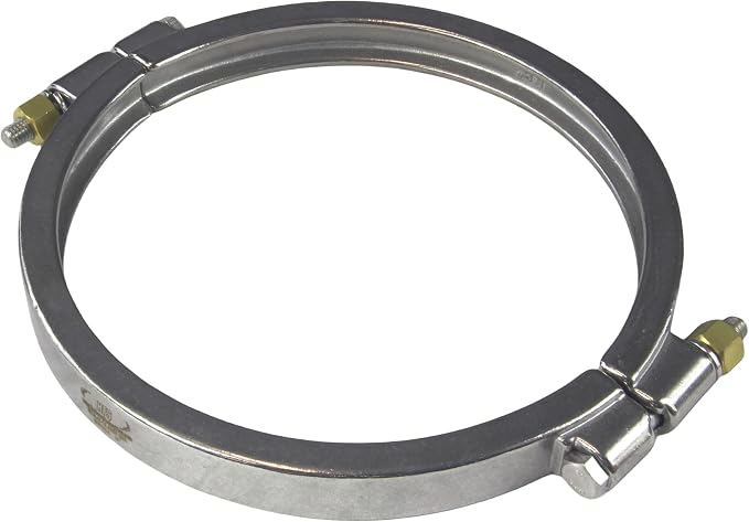 HFS(R) 10" High Pressure Tri Clover Sanitary Clamp for Tri Clamp Fitting Connection, Stainless Steel 304