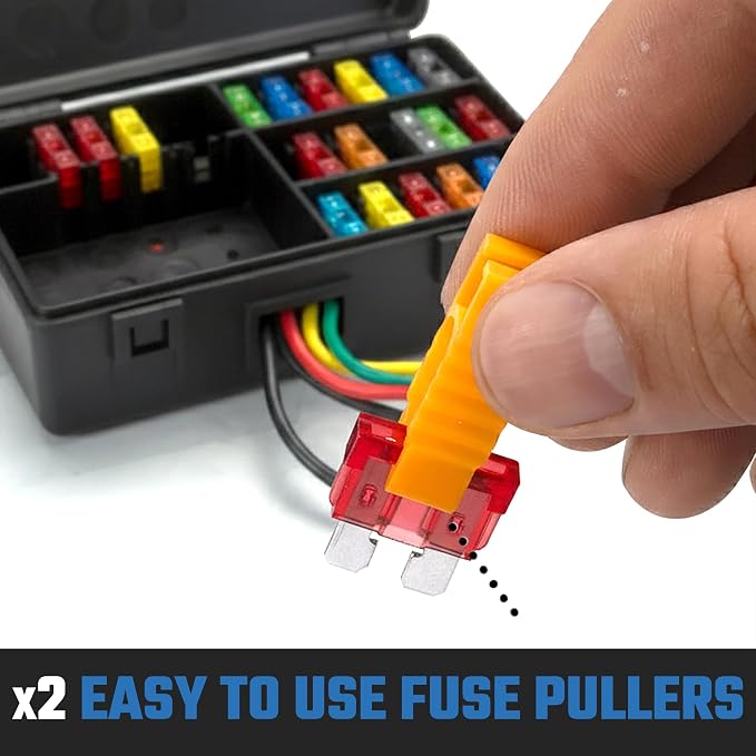 NEIKO 50505A Car Fuse Master Assortment Set, 306pc, Fast Acting, Auto Fuses Kit, Standard, Micro & Mini Sizes, 2A, 5A, 10A, 15A, 20A, 30A, and 35 Amp, Marine Boat, Automotive, RV, Car Fuse Kit