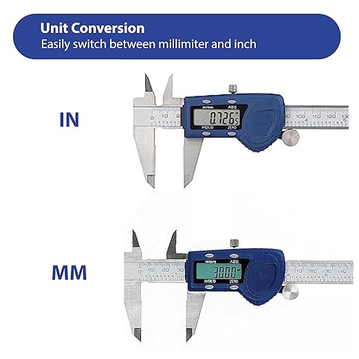 Fowler 54-101-150-2, Xtra-Value Cal Digital Caliper With 0-6"/150MM Measuring Range,Blue